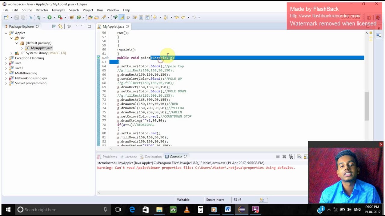 Applets in Java - YouTube