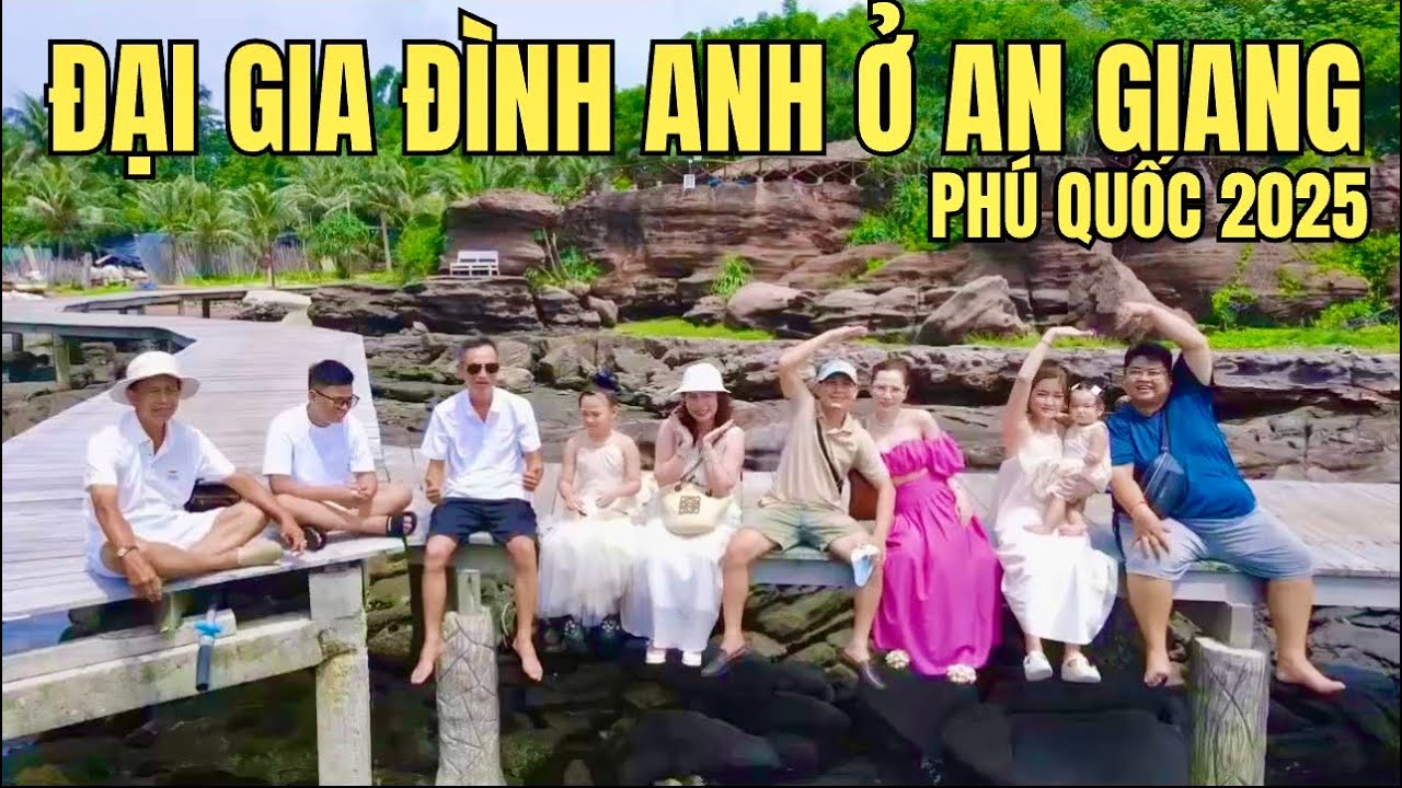 Đón Đại Gia Đình Anh Ở ( An Giang ) Du Lịch Phú Quốc 2025 Ở Villa 4 PN Trung Tâm