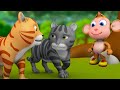 குரங்கு மற்றும் இரண்டு பூனைகள் - The Monkey and Two Cats | 3D Tamil Moral Stories for Kids Tales