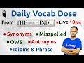 10:00 AM - The Hindu Vocab Dose by Sanjeev Sir | 23 July 2019 | Day #7