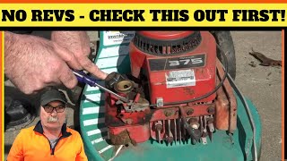 How to Fix Your Lawn Mower Not revving up - IN JUST 5 SECONDS!