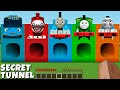 I FOUND SECRET TUNNELS OF THOMAS AND CHOO CHOO CHARLES vs TAYO BUS in Minecraft Gameplay Coffin meme