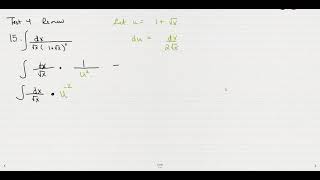 Calculus 1 Integration With Substitution