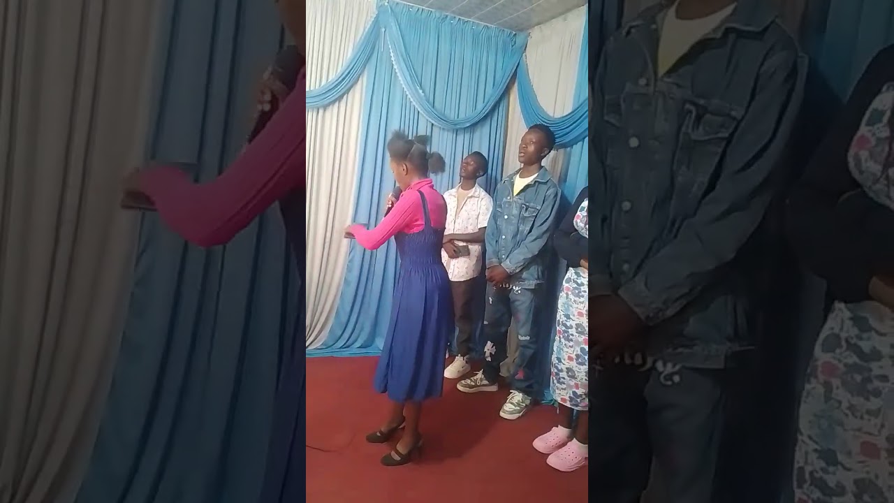 L'chaim Church youths singing KESTINE MBOGO's  SONG: SITASAHAU  (Part2),at a Sunday church service. 