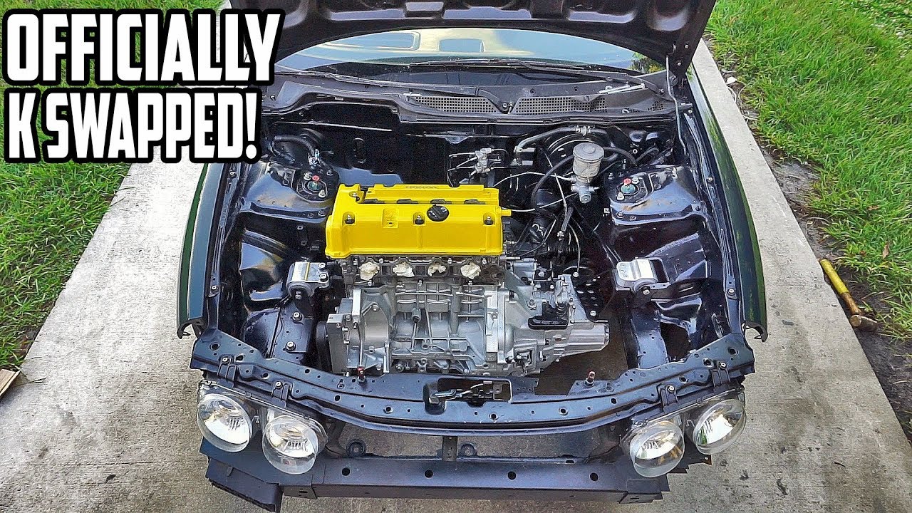 IT'S OFFICIALLY K SWAPPED! - K24 Integra Build (EP. 10) - YouTube