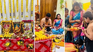 Maa Inti Ayyappa Maha Padi Pooja Mahostavam || Srinidhis home ||