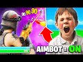 I Pretended to be a Hacker in Fortnite until I got Banned.. (crazy reactions)