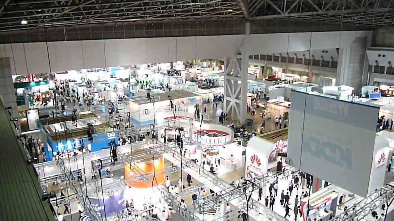 東京ビッグサイト内部を俯瞰撮影 Youtube