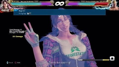 Julia Chang Move List (Command List) | TEKKEN 7