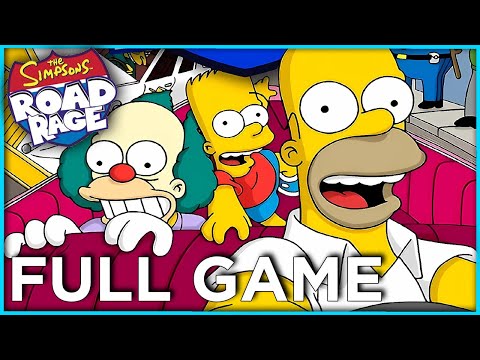 Simpsons: Road Rage (XBOX) | FULL GAME 100% Playthrough (No Commentary)