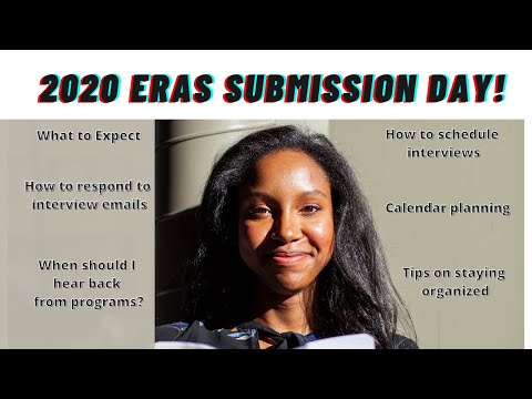 2020 ERAS Residency Application Submission Day! | What you NEED to know the day you press SUBMIT!