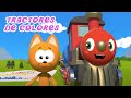 TRACTORES DE COLORES 🚜  El gatito Koté 😺 Juegos infantiles y dibujos animados