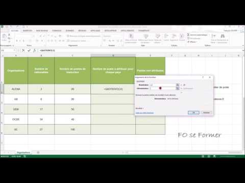 Vidéo: Qu'est-ce que la formule mod dans Excel?