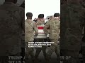 Trump Attends Transfer Of Six US Soldiers Killed In Kuwait Drone Attack
