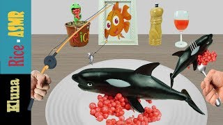 Kluna Tik Incredible Whale Fishing vs Eggs ! Kluna Tik Style Dinner #39 | ASMR eating sounds no talk