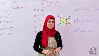 اللغة الإنكليزي للصف الثالث - الدرس الأول: الألوان colours