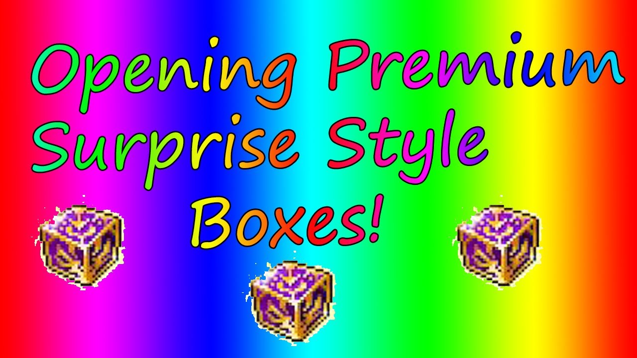 Maplestory- Opening Premium Surprise Boxes!