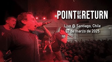 Point Of No Return - Live Full Set - Santiago, Chile 07/03/2025 [downfall media]