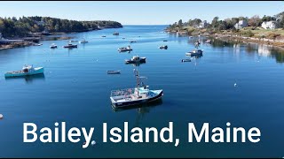 Bailey Island, Maine by Drone - October 2025 - DJI Air 3S