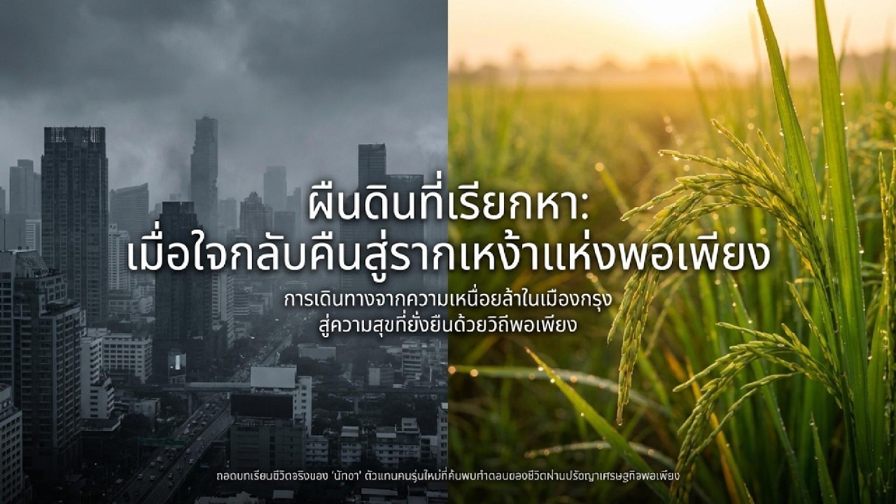 ผืนดินที่เรียกหา: กลับคืนสู่รากเหง้าแห่งความพอเพียง