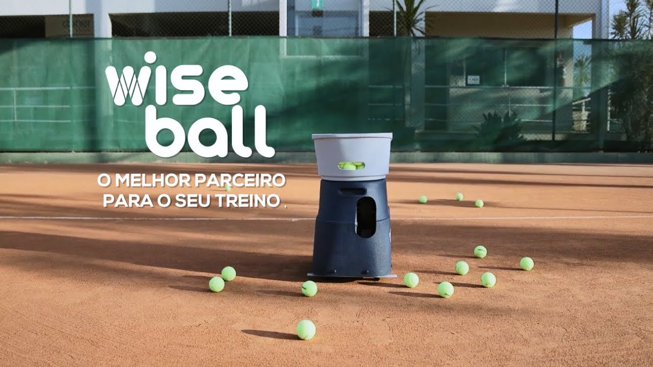 Lançadora de bolas de tênis - Wiseball Tênis Pro 9ah