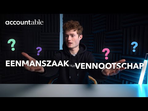 ONDERNEMINGSVORM | Eenmanszaak of vennootschap?