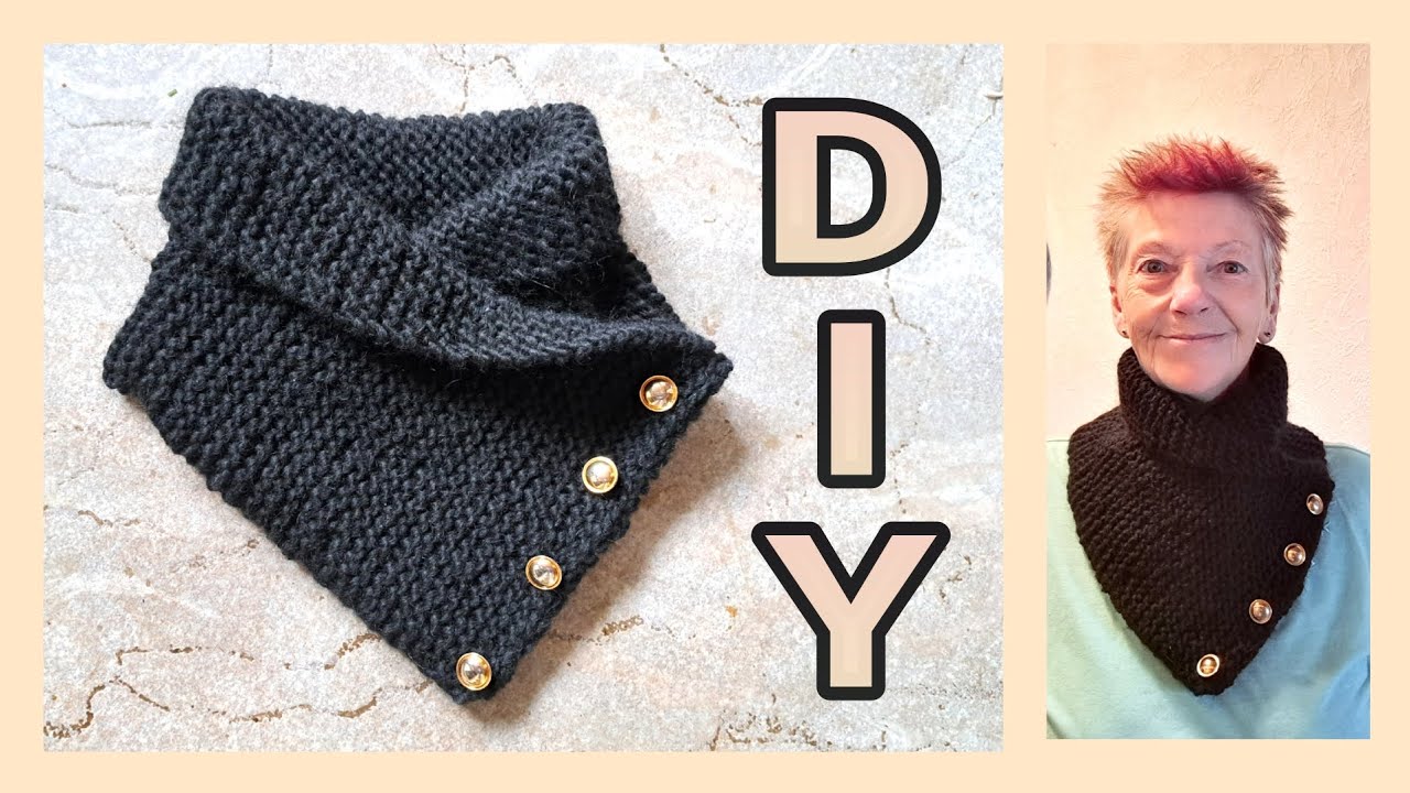 Kragenloop stricken  • DIY  * Julebuergerfee 