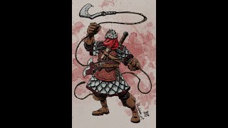 Darkest Dungeon Bounty Hunter Drawing Timelapse