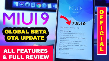 MIUI 9 Global Beta Rom Official OTA Update Roll Out 😍   All Features & Review | MIUI 9 INDIA