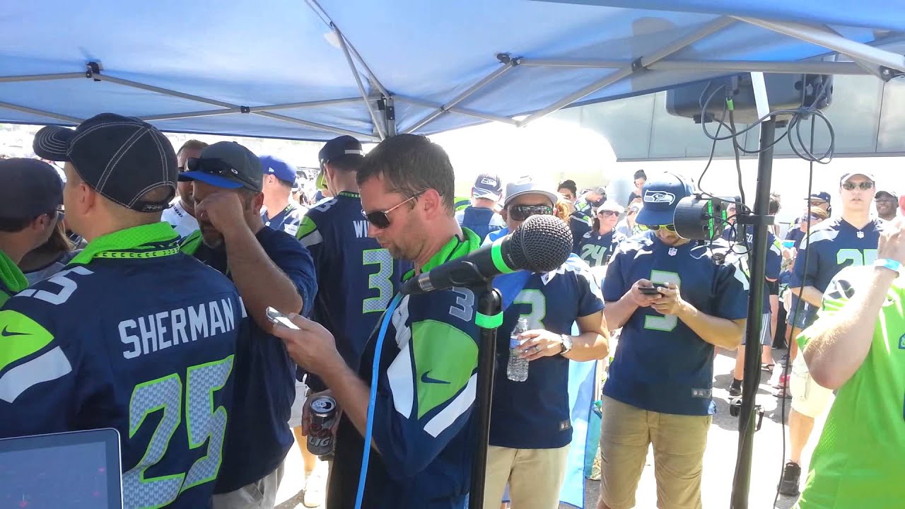 SoCal Seahawks Fans Tailgate At Stadium In San Diego/Chargers