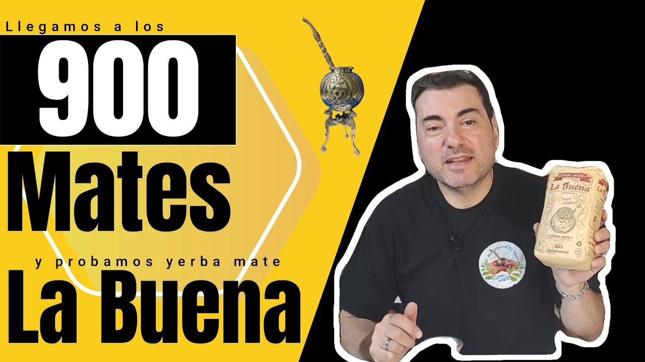 Llegamos a los 900 Mates y lo festejamos probando yerba Mate La Buena