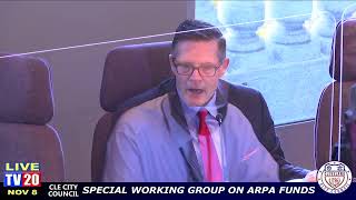 Cleveland City Council Special Working Group on ARPA Funds Meeting, November 8, 2021