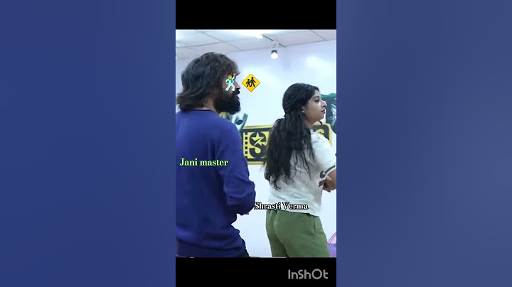 Jani master Shrasti Verma dance 🕺🚸 ll #trending #dance #telugu #ytshorts #janimasterarrest