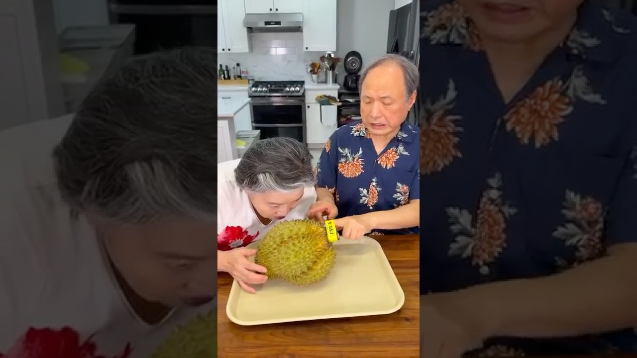My Korean Parents Try Durian for the first time - YouTube