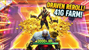 My NEW favorite reroll is DRAVEN!!! | TFT NEW Set 16 PBE