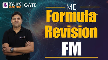 Fluid Mechanics Formulas | GATE Formula Revision | GATE 2024 Mechanical Engineering | BYJU