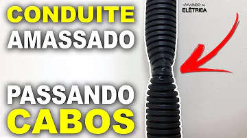 Como desentupir mangueira de passar fio?