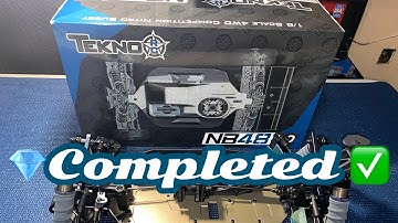Last steps done NB48 2.0 nitro rc buggy kit