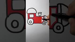 Satisfying Train Engine Coloring  #art #train #coloring