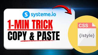 CSS Tutorial Systeme io | Copy-Paste Styling That Works In Any Website