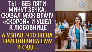 Ты Без Пяти Минут Зечка, Сказал Муж Врачу «Скорой» И Ушел К Любовнице… А Узнав, Что Его Ждет В Суде…