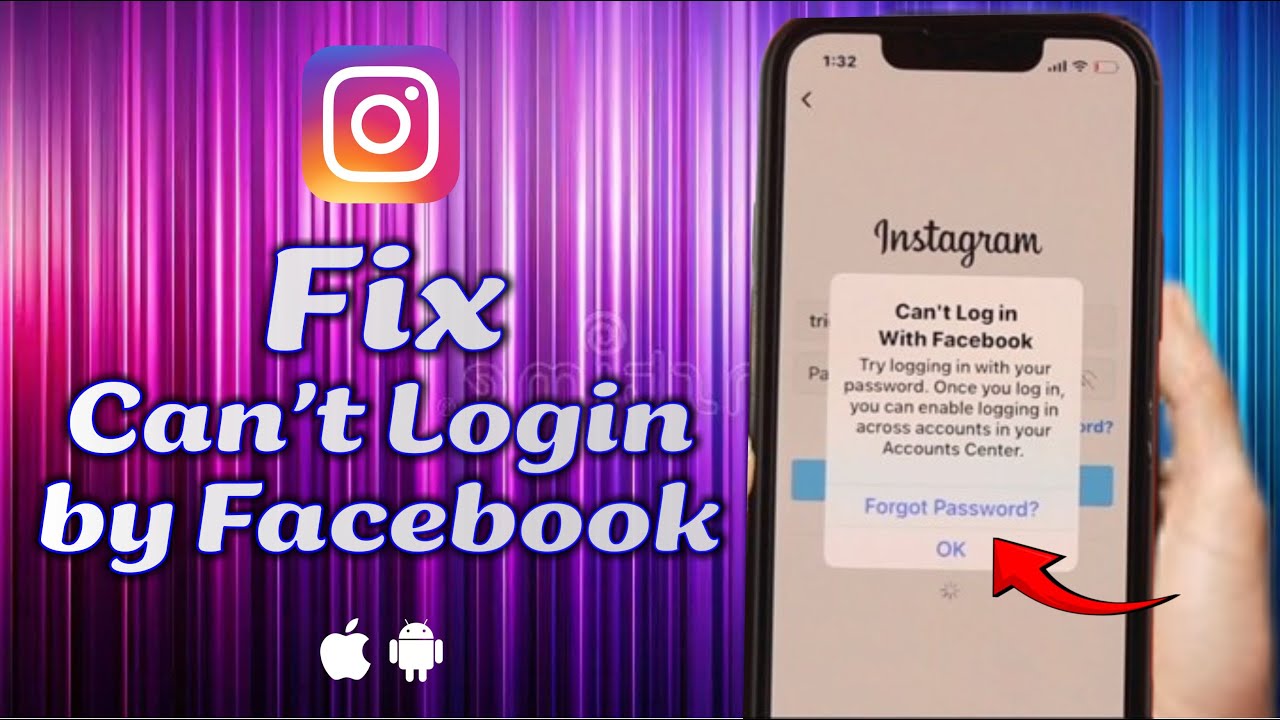 How to Fix Can't Log in to Instagram with Facebook - YouTube
