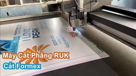✨Máy Cắt Phẳng RUK Cắt Formex:
