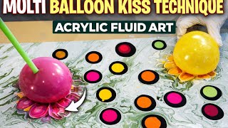 My Best Mesmerising multi puddle pour filled canvas/ STUNNING RESULTS IM SUOER HAPPY 😃  screenshot 3