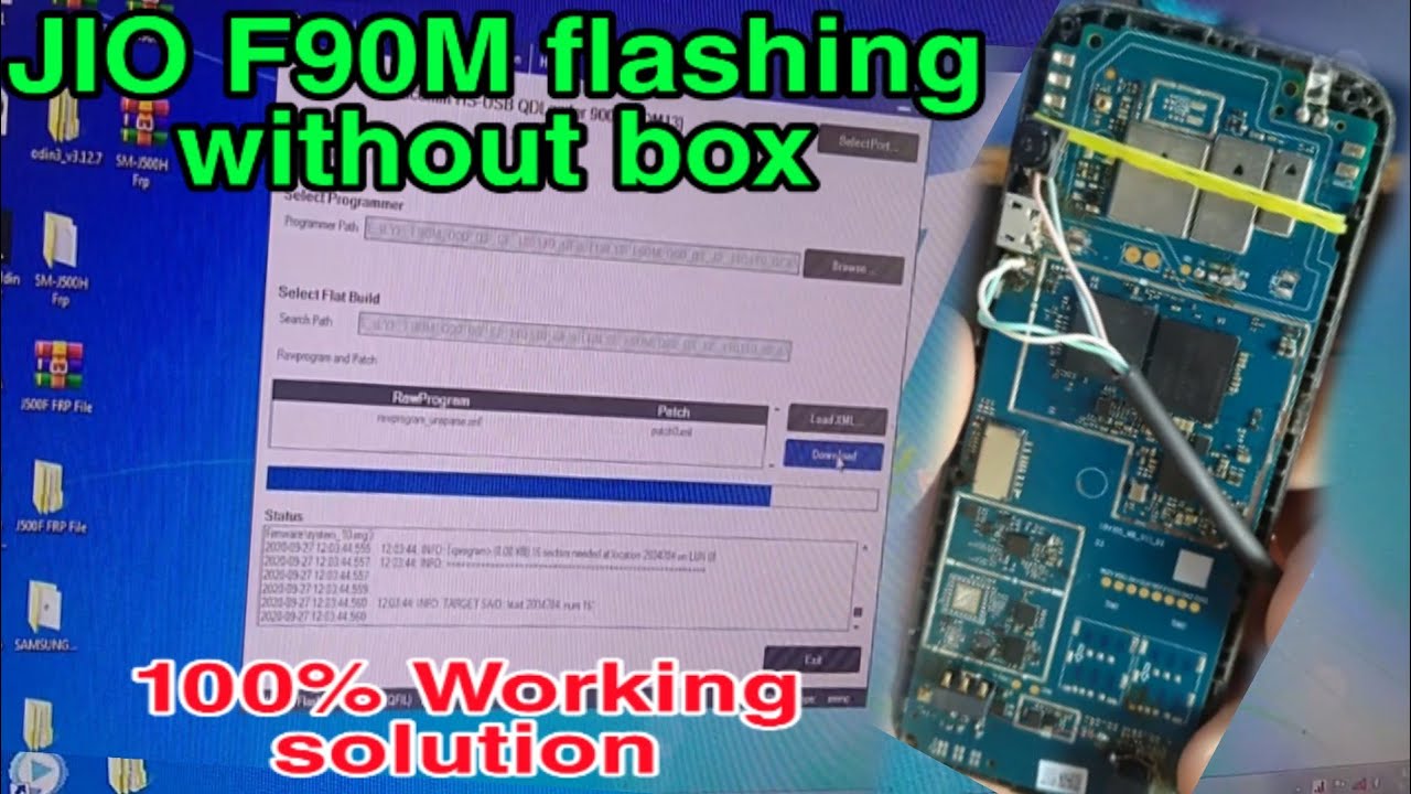 jio f90m flashing without box