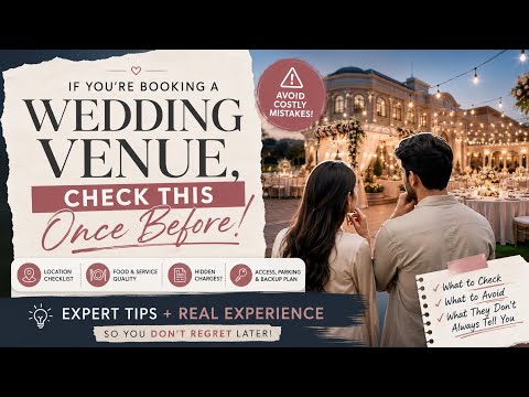 👉 Before You Book Your Wedding Venue, Watch This First! Expert tips + Real Experience🥳😍