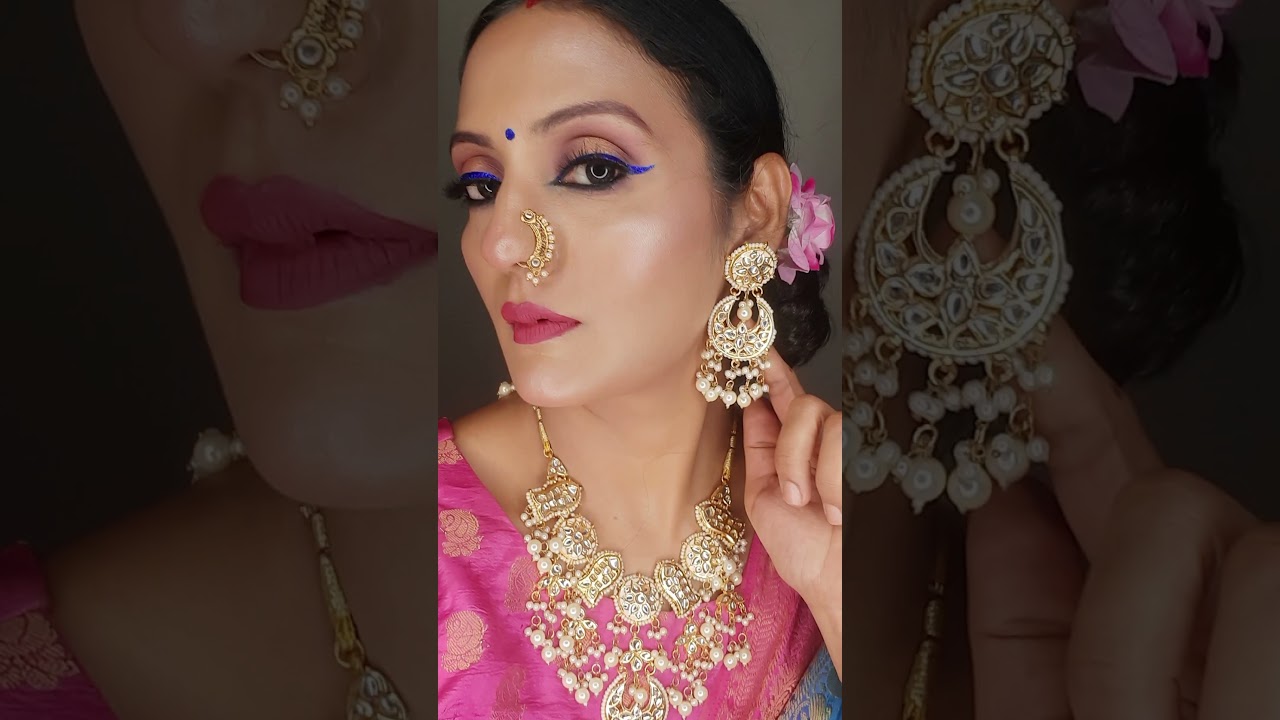 Festive makeup look ✨️😍💖 #MakeupLooks 1#Eyemakeup 2. #MakeupTutorials 3.