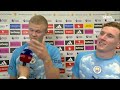 HAALAND: 'I knew it was a goal' 😏 Manchester City players react to derby win at Old Trafford