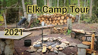 Camp Tour, Our Wall Tent Set-Up, New And Improved!