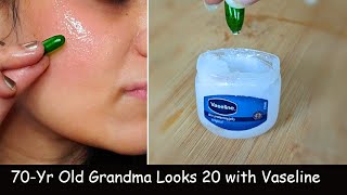 i Apply Vaseline + Aloevera Gel + Vitamin E Oil on Face & Removed Wrinkles - Skin Whitening Cream